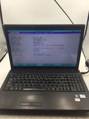 LENOVO G560 - BOOTS TO BIOS - NO RAM - INTEL PENTIUM P6200 -READ BELOW - BB - Image 1 of 4