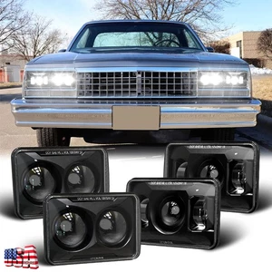 Brightest 4pcs 4x6" Led Headlights H4656 H4652 for Chevy Impala 1977-1985 Car - Picture 1 of 12