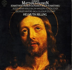 4LP Box BACH Matthew Passion AUGER HAMARI KRAUS NIMSGERN RILLING CBS-79403 NM - Picture 1 of 3
