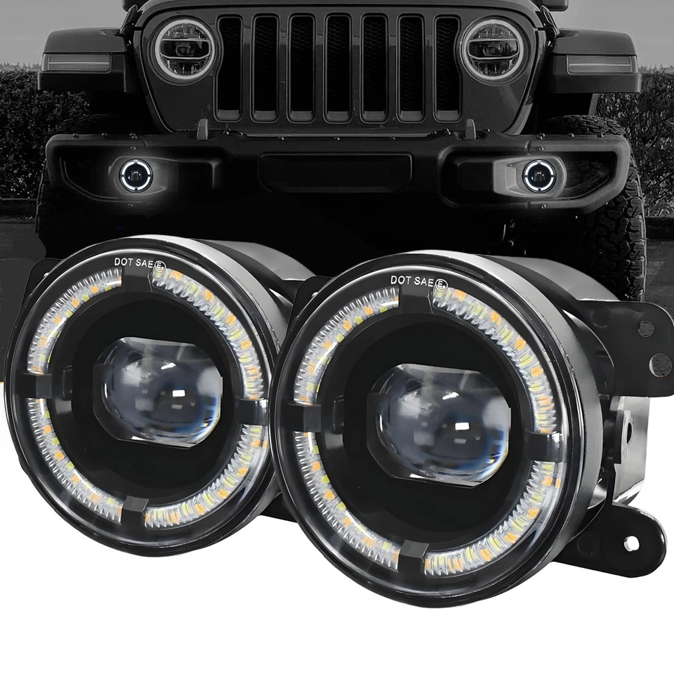 4" Inch LED Fog Lights Front Bumper Driving Lamps For Acura TL Sedan 2012-2014 - Imagem 1 de 4