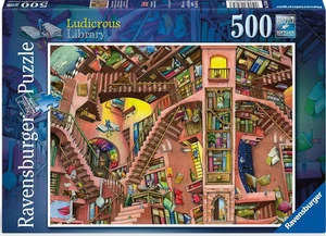 NEW Ravensburger 500 Pieces Jigsaw Puzzle 9+ Ages Ludicrous Library - Picture 1 of 2
