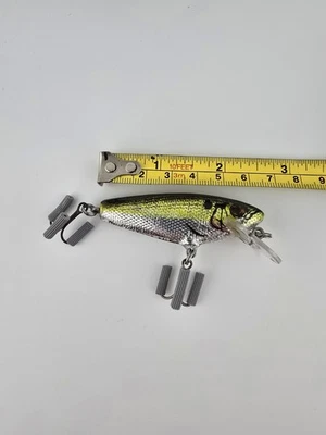 Bagley Vintage Undocumented Small Fry Shad Light Green/Silver Foil (LGF)  - Image 1 of 4