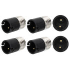 E27 to B22 Light Bulb Socket Extender, 6Pcs Converter Bulb Base Adapter,Black