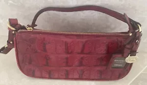 New Brahmin Leather Purse From Dillard’s Red Crocodile print #B10274CE - Picture 1 of 11