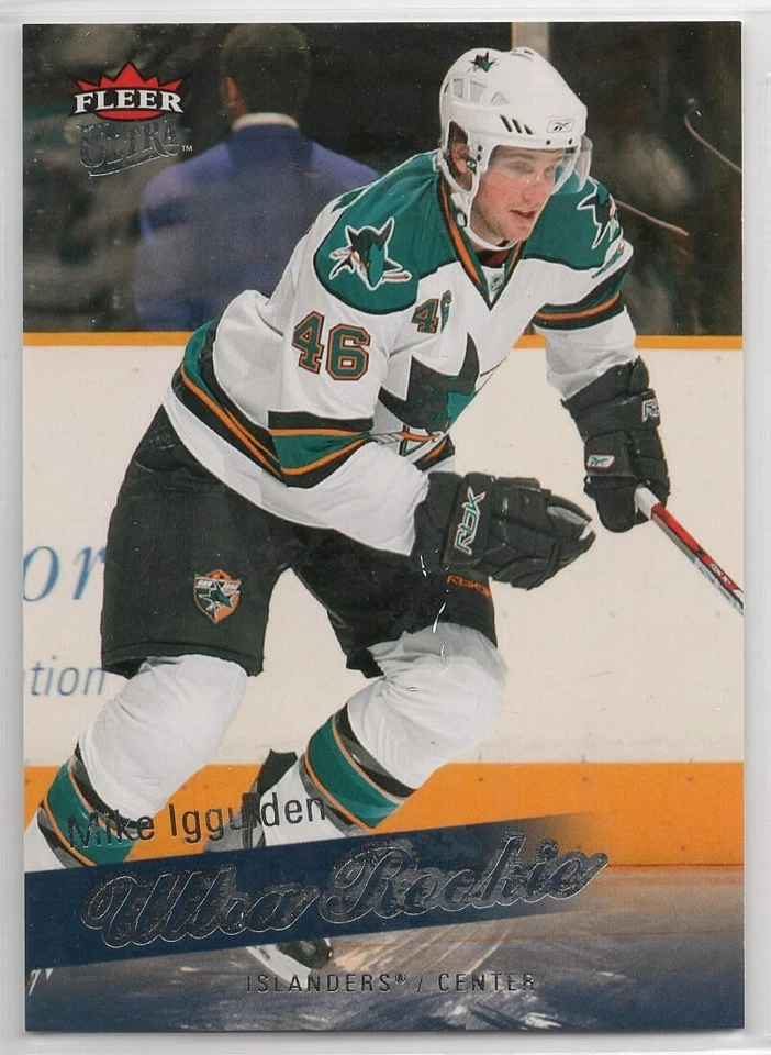 2008-09 Fleer Ultra Mike Iggulden RC #213 Islanders Ultra Rookie - Image 1 of 1