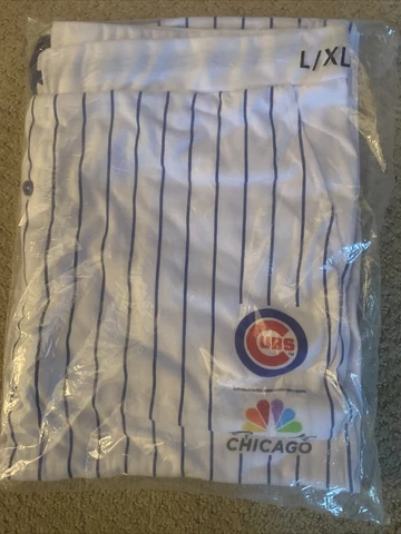 Chicago Cubs L/XL pajama pants pin stripped - Game Promo August 2, 2019 Cover