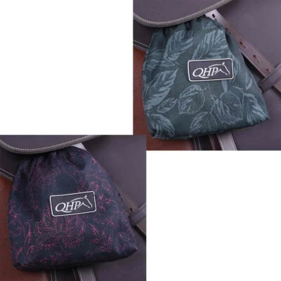 QHP Steigbügelabdeckung flowers und leaves