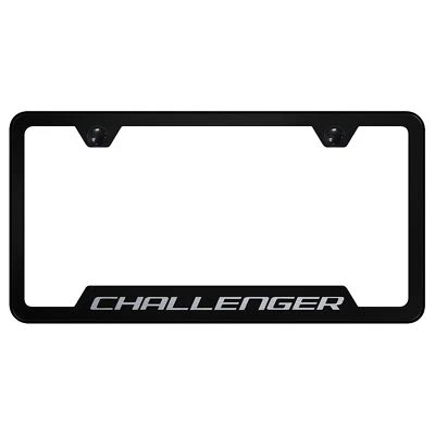 Dodge Challenger License Plate Frame (Black) - Image 1 of 4
