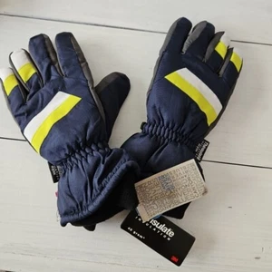  Boy's 3M Thinsulate Insulation 40 Gram Waterproof Winter Gloves - Size 12-16, M - Picture 1 of 3