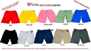 BW ATTIRE: Adult unisex fleece shorts - Picture 1 of 11