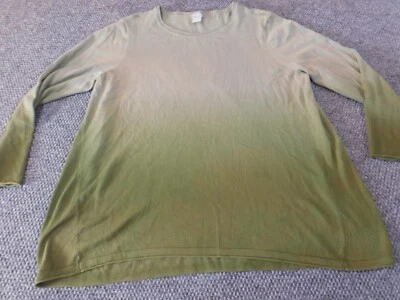 Chicos Suéter Talla 3 Verde Mujer Jersey Cuello Redondo Elástico Rayón Nylon Foto 1 de 4