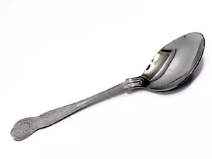 Stainless Steel Large Serving Spoon King Pattern Kitchen Cutlery Dinner Cooking - Picture 1 of 4