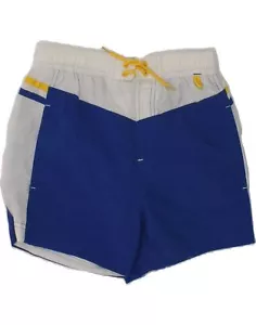 CHAMPION Boys Swimming Shorts 9-10 Years Medium Blue Colourblock AY10 - Picture 1 of 3
