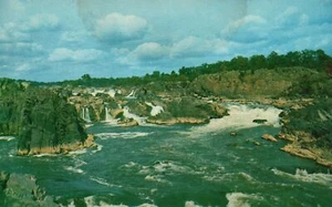 Virginia, Natural Attraction, Great Falls Park Of The Potomac, Vintage Postcard - Picture 1 of 2