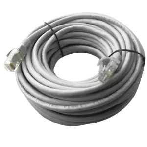 Cable de conexión Ethernet InstallerCCTV Cat5e RJ45 cable de red de computadora 25 pies - Imagen 1 de 4