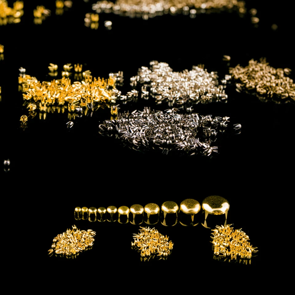 2-16mm Punk Studs Claw Back Spike Rivets DIY Leather Crafts Clothes Jackets Bags - Image 1 of 4