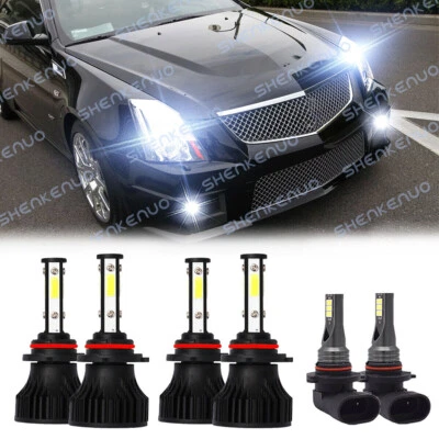 Combo de faros LED + faros antiniebla para Cadillac CTS 2003 2004 2005 2006 2007 Foto 1 de 4