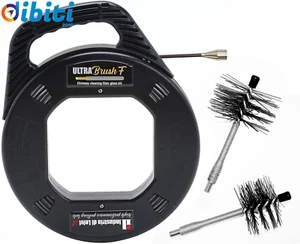 Kit pulizia Pulizia Canna Fumaria stufa a Pellet. Scovolo Spazzacamino compatibi - Foto 1 di 12