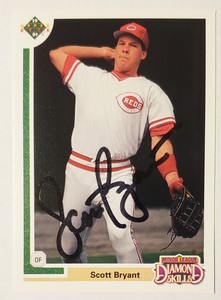 1991 Upper Deck Final Edition Scott Bryant #5F IP Signed Auto Autograph