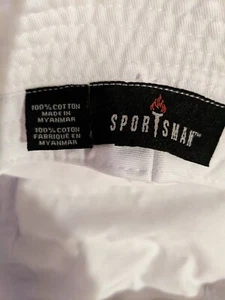 NWOT Tic Tok White Bucket Hat Sportsman 100% Cotton OSFM - Picture 1 of 11