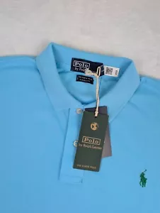 Polo Ralph Lauren The Earth Polo Uomo XL Vestibilità Classica Blu Nuova con etichette - Foto 1 di 10