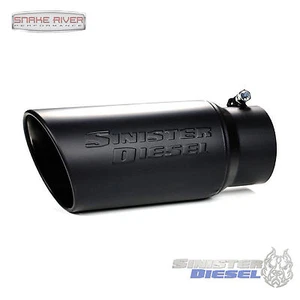 SINISTER DIESEL BLACK EXHAUST TIP STAINLESS STEEL 5" INLET 6" OUTLET - Bild 1 von 4