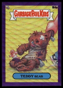 Cubo de basura cromado 2021 niños serie 4 oso de peluche púrpura onda 108/250 #164a - Imagen 1 de 2