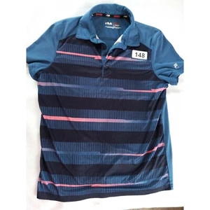 Fila Shirt Boys Large 14/16 Multi Color Polo Sport - Picture 1 of 8