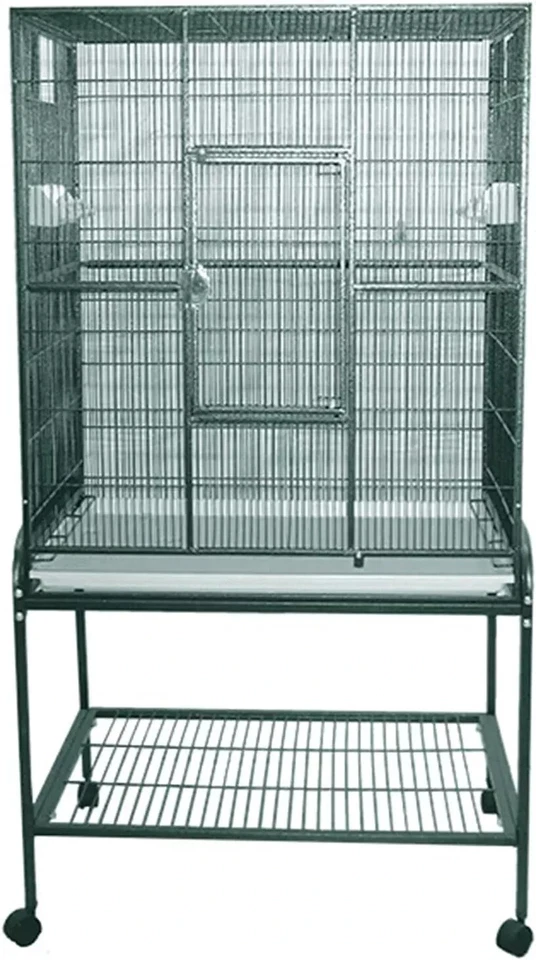 A&E Cage Co. Jaula de vuelo y soporte, 32"x21", verde Foto 1 de 1