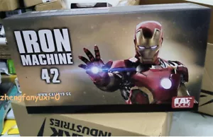 Iron Man MK42 1:1 Wearable Armor Gauntlet Arm Gloves LED Blaster Cosplay Props - Picture 1 of 13