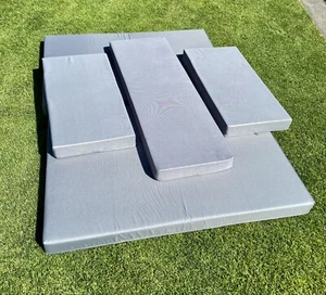 Set Auflagen für Paletten | Palettenauflagen UV beständig Grau - Bild 1 von 4