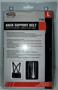 SAS Safety 7163 Cintura di supporto posteriore deluxe 38""-47"" pollici, grande - Foto 1 di 4
