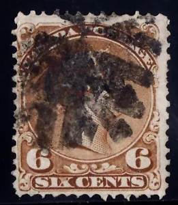 #27a Large Queen 6c Canada used well centered - Picture 1 of 2