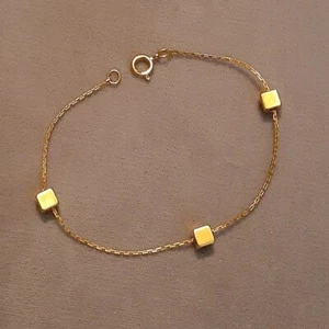 Vintage Roget Bracelet Goldtone 3 Boxes (6 3/4in)