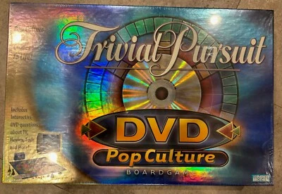 Trivial Pursuit DVD Pop Culture Board Game Hasbro Parker Brothers NEW Sealed - Image 1 of 2