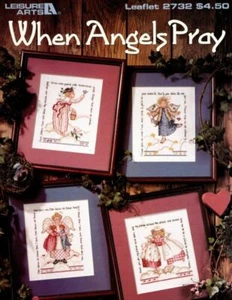 NEW WHEN ANGELS PRAY 4 PRETTY CHARTS - Picture 1 of 1
