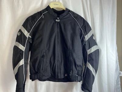 Chaqueta de moto para mujer Cortech LRX talla SM 16 negra con forro Foto 1 de 4