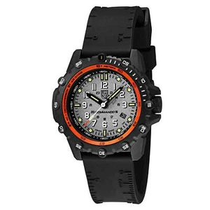Luminox Commando Frogman Men's Watch Quartz Grey Dial Black Rubber Strap 3301