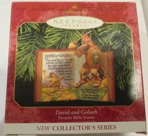 Hallmark Ornament Vintage 1999 - David and Goliath-New Collectors Series- Box - Picture 1 of 9