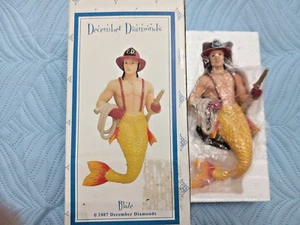 December Diamonds 2007 BLAZE Merman Man Ornament Christmas retired gay - Picture 1 of 1