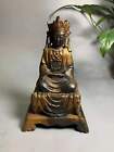 Chinese Copper Gilt Handmade Exquisite Kwan-Yin Statues 7930