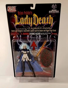 Chaos Brian Pulido 1997 Lady Death Action Figure Clayburn Moore NIB - Picture 1 of 6