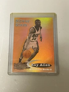 1997-98 Fleer Metal Universe Silver Slam Ray Allen #1SS Milwaukee Bucks - Foto 1 di 3