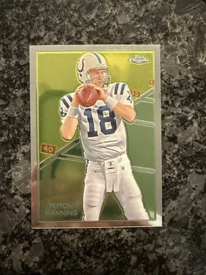 2009 Topps Chrome Peyton Manning Chicle Football Stars #C40 - Image 1 of 2