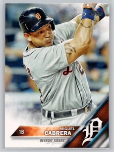 Topps #250A 2016 Miguel Cabrera Detroit Tigers - Imagen 1 de 2