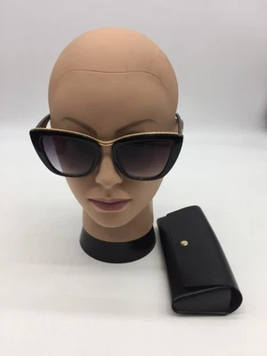 Dolce & Gabbana Black Sunglasses Trendy Designer 55-18-142 Grey Lens - Image 1 of 4