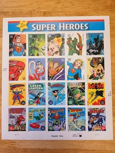 Scott 4084 Super Heroes" Pane of 20 39¢ Stamps MNH Face Value $7.80 - Picture 1 of 1