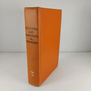 Dictators And Democrats Lawrence Fernsworth 1941 Robert McBride 2nd Print HC - Picture 1 of 15