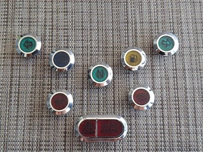 99-06 BMW R1150 R. Usado OEM Telltales símbolo de control (juego 8). Foto 1 de 4