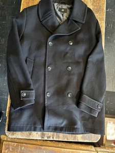 Herren Zweireihiger Filzmantel Gr.56 H&M - Bild 1 von 8